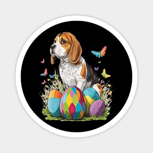 Easter Beagle Magnet